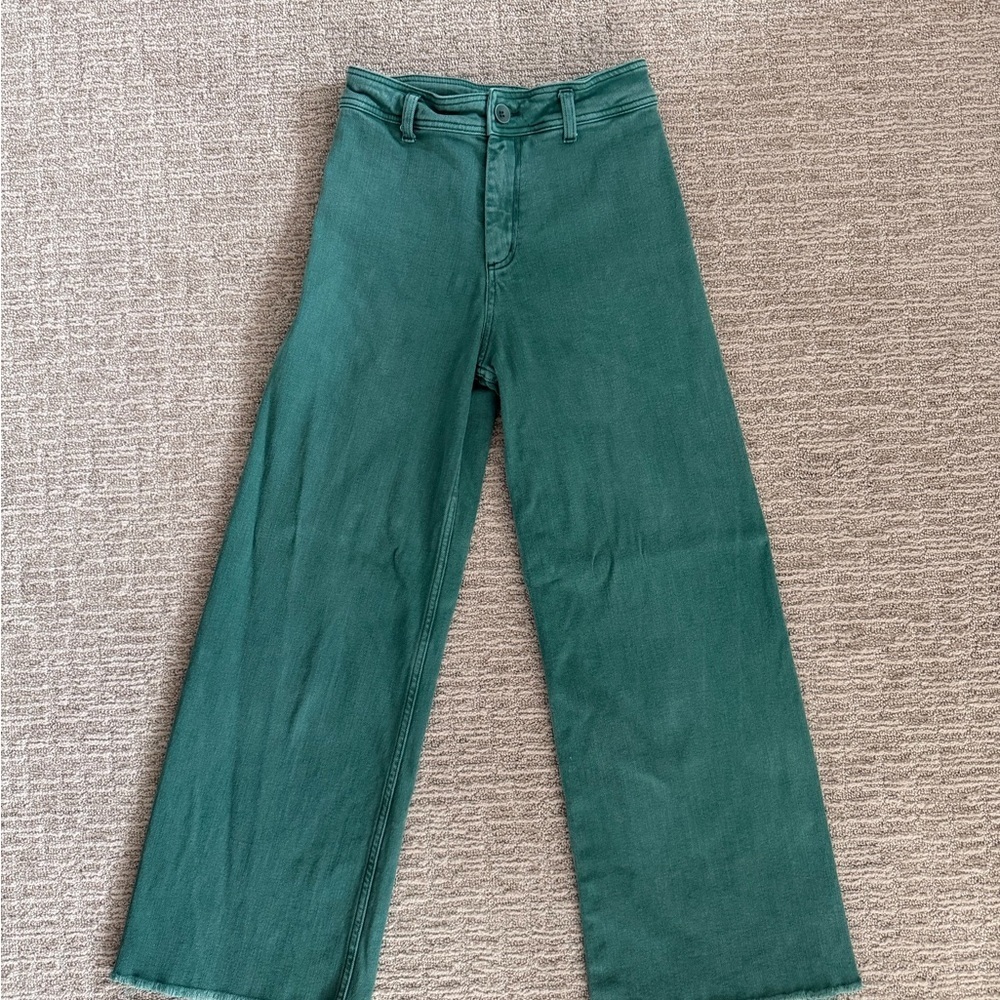 Bohme Wide Leg Green Pants Size Small